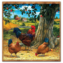 Load image into Gallery viewer, Village Fowl 30*30CM(Canvas) Full Round Drill Diamond Painting