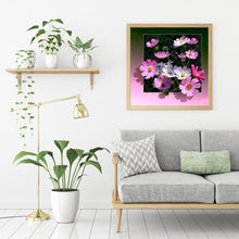 Load image into Gallery viewer, Pink Flowers 30*30CM(Canvas) Full Round Drill Diamond Painting