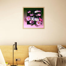 Load image into Gallery viewer, Pink Flowers 30*30CM(Canvas) Full Round Drill Diamond Painting