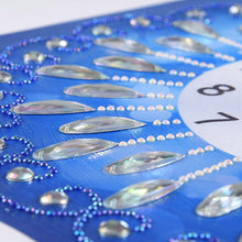 Load image into Gallery viewer, Novelty Flower Clock 35*35CM(Canvas) Round Drill Diamond Painting