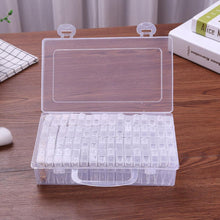 Load image into Gallery viewer, 64 Slots Jewelry Storage Box Nail Art Rhinestone Organizer Display Case