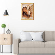 Load image into Gallery viewer, Horse 30*40CM(Canvas) Full Round Drill Diamond Painting