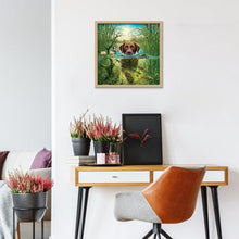 Load image into Gallery viewer, Dog 30*30CM(Canvas) Full Round Drill Diamond Painting