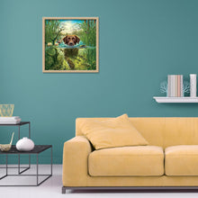 Load image into Gallery viewer, Dog 30*30CM(Canvas) Full Round Drill Diamond Painting