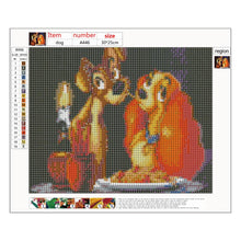 Load image into Gallery viewer, Dog 30*25CM(Canvas)-Full Round Drill Diamond Painting