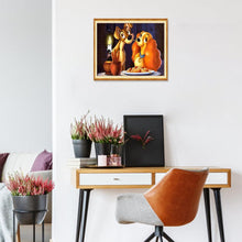 Load image into Gallery viewer, Dog 30*25CM(Canvas)-Full Round Drill Diamond Painting