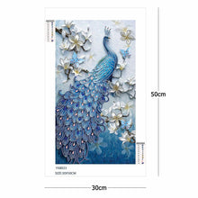 Load image into Gallery viewer, Peacock 30*50CM(Canvas) Special Shaped Drill Diamond Painting