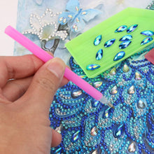 Load image into Gallery viewer, Peacock 30*50CM(Canvas) Special Shaped Drill Diamond Painting