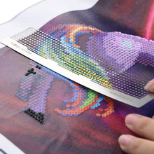 Load image into Gallery viewer, Stainless Steel Diamond Painting Ruler for DIY Sewing Embroidery Patchwork