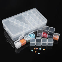 Load image into Gallery viewer, Clear Plastic Diamond Storage Box DIY Diamond Painting Drill Case Organizer