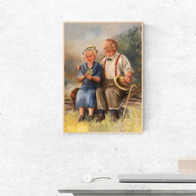 Load image into Gallery viewer, Warm Old Lovers 30*40CM(Canvas) Full Round Drill Diamond Painting