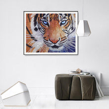 Load image into Gallery viewer, Tiger 25*30CM(Canvas) Special Shaped Drill Diamond Painting