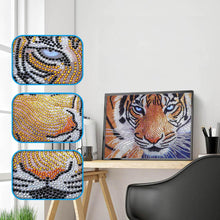 Load image into Gallery viewer, Tiger 25*30CM(Canvas) Special Shaped Drill Diamond Painting