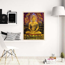 Load image into Gallery viewer, Buddha 40*30CM(Canvas) Full Round Drill Diamond Painting