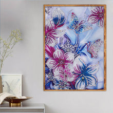 Load image into Gallery viewer, Flowers 30*40CM(Canvas) Special Shaped Drill Diamond Painting