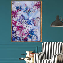 Load image into Gallery viewer, Flowers 30*40CM(Canvas) Special Shaped Drill Diamond Painting