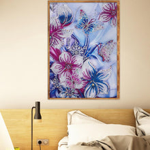 Load image into Gallery viewer, Flowers 30*40CM(Canvas) Special Shaped Drill Diamond Painting