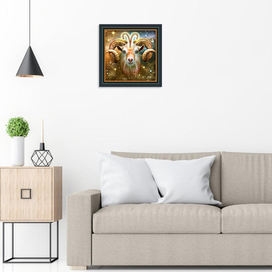 Aries 30*30CM(Canvas) Full Round Drill Diamond Painting