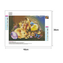 Load image into Gallery viewer, Easter Chick Rabbit 40*30CM(Canvas) Full Round Drill Diamond Painting