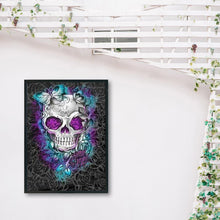 Load image into Gallery viewer, Skull 30*40CM(Canvas) Full Round Drill Diamond Painting