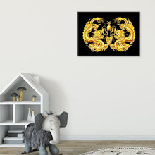 Load image into Gallery viewer, 2 Dragons 40*30CM(Canvas) Full Round Drill Diamond Painting