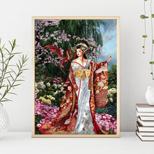 Load image into Gallery viewer, Ancient Women 30*40CM(Canvas) Full Round Drill Diamond Painting