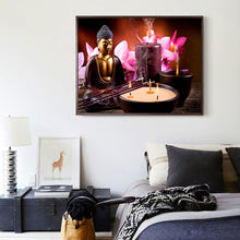 Load image into Gallery viewer, Buddha 40*30CM(Canvas) Full Round Drill Diamond Painting