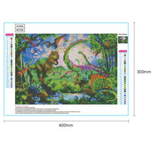 Load image into Gallery viewer, Forest Dinosaurs 40*30CM(Canvas) Full Round Drill Diamond Painting