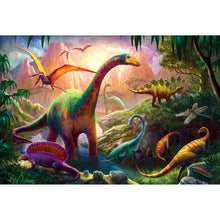 Load image into Gallery viewer, Dinosaurs 40*30CM(Canvas) Full Round Drill Diamond Painting