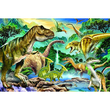 Load image into Gallery viewer, Dinosaurs River 40*30CM(Canvas) Full Round Drill Diamond Painting