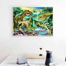 Load image into Gallery viewer, Dinosaurs River 40*30CM(Canvas) Full Round Drill Diamond Painting