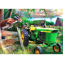 Load image into Gallery viewer, Farm Deer 40*30CM(Canvas)-Full Round Drill Diamond Painting