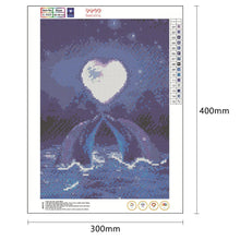 Load image into Gallery viewer, Dolphin Love 40*30CM(Canvas) Full Round Drill Diamond Painting
