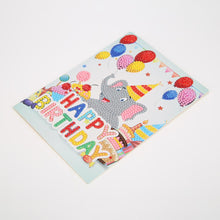 Load image into Gallery viewer, 6pcs Cartoon Greeting Cards DIY Diamond Painting Birthday Postcards Craft