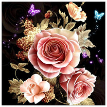 Load image into Gallery viewer, Warm Flowers 30*30CM(Canvas) Full Round Drill Diamond Painting