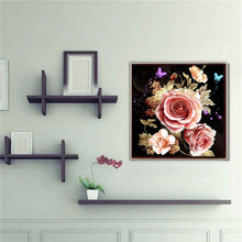 Load image into Gallery viewer, Warm Flowers 30*30CM(Canvas) Full Round Drill Diamond Painting