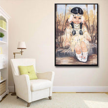 Load image into Gallery viewer, Village Girl 30*40CM(Canvas) Full Round Drill Diamond Painting
