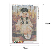 Load image into Gallery viewer, Village Girl 30*40CM(Canvas) Full Round Drill Diamond Painting