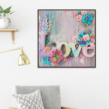 Load image into Gallery viewer, Love 30*30CM(Canvas) Full Round Drill Diamond Painting