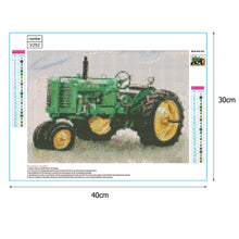 Load image into Gallery viewer, Tractor 40*30CM(Canvas)-Full Round Drill Diamond Painting