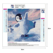 Load image into Gallery viewer, Cute Penguin 30*30CM(Canvas) Full Round Drill Diamond Painting