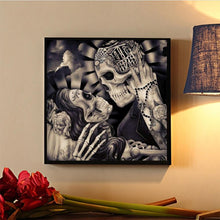 Load image into Gallery viewer, Skull 30*30CM(Canvas) Full Round Drill Diamond Painting