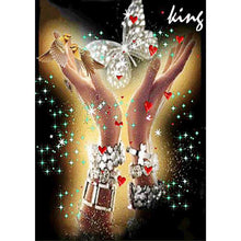 Load image into Gallery viewer, Love Hands 30*40CM(Canvas) Full Round Drill Diamond Painting