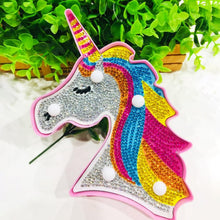Load image into Gallery viewer, Creative DIY Full Diamond Painting Horse LED Light Bedroom Decor Night Lamp