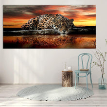 Load image into Gallery viewer, Tiger 90*45CM(Canvas) Full Round Drill Diamond Painting
