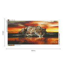 Load image into Gallery viewer, Tiger 90*45CM(Canvas) Full Round Drill Diamond Painting