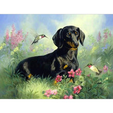 Load image into Gallery viewer, Dog 20*25CM(Canvas) Partial Square Drill Diamond Painting