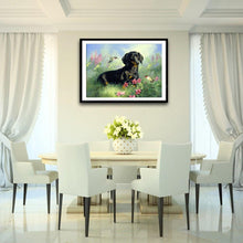 Load image into Gallery viewer, Dog 20*25CM(Canvas) Partial Square Drill Diamond Painting
