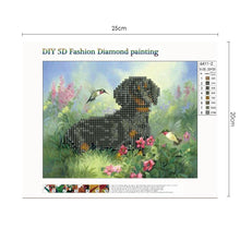 Load image into Gallery viewer, Dog 20*25CM(Canvas) Partial Square Drill Diamond Painting