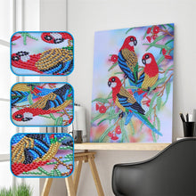 Load image into Gallery viewer, Parrot 30*25CM(Canvas) Special Shaped Drill Diamond Painting